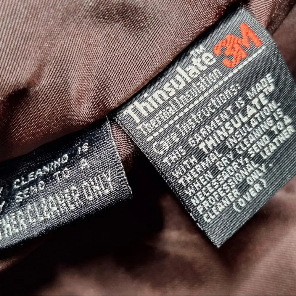 VTG 90s Wilsons Leather Men's Bomber Jacket XL Thinsulate Removable Liner